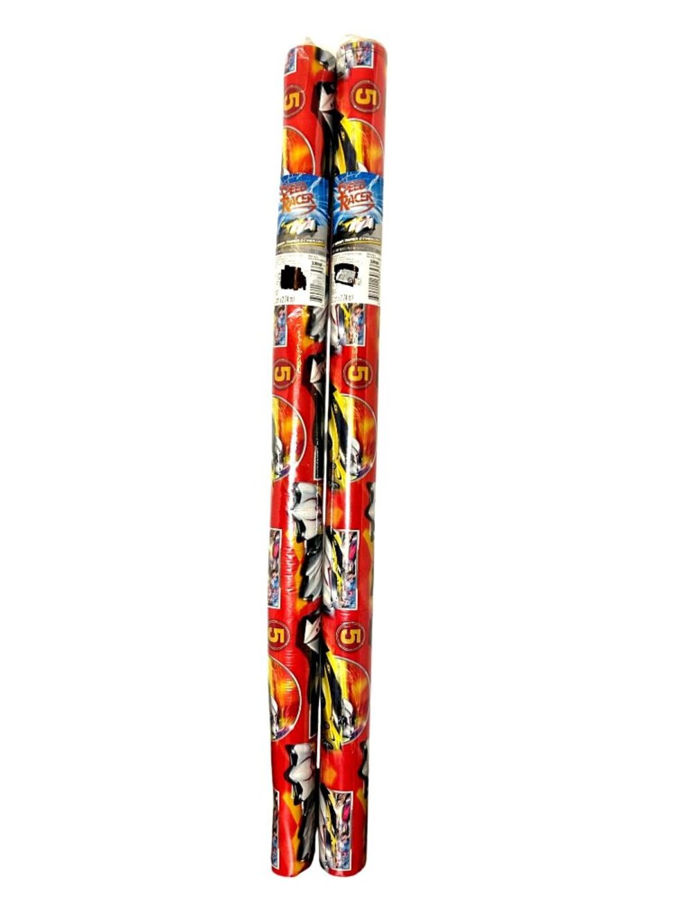 Speed Racer Gift Wrap Hallmark 2 Rolls 45 sq ft Wrapping Paper